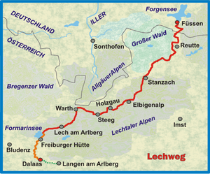 Der Lechweg | Unterwegs in einer Wildflusslandschaft, vom Formarinsee